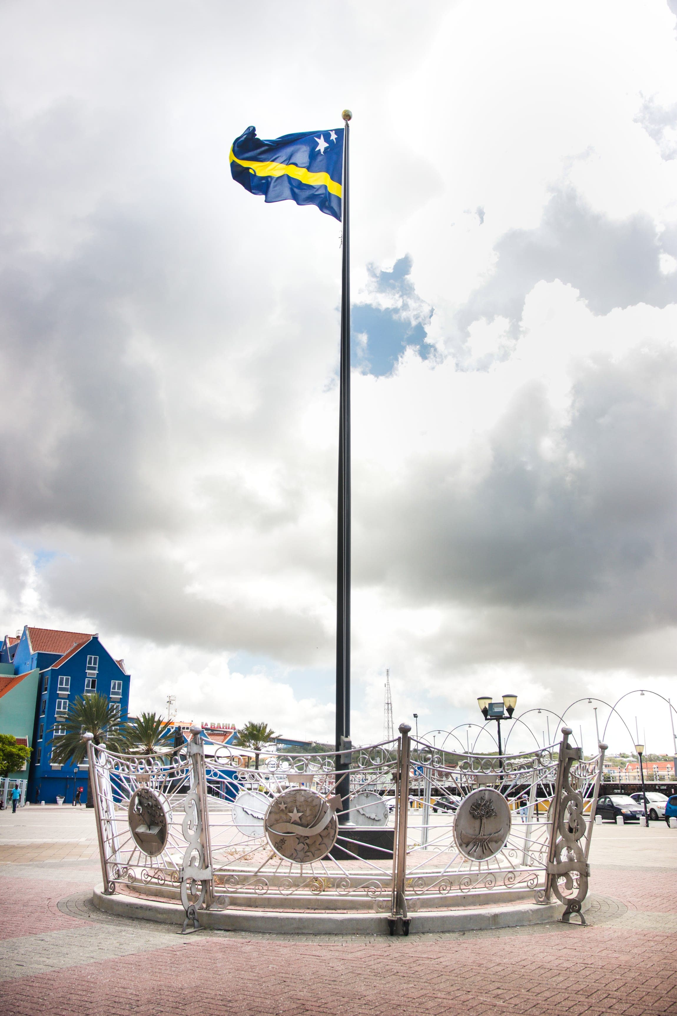 History in Motion sculpture at Brionplein in Willemstad, Curaçao